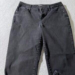 Style & Co. Denim Jeans Black Women's 10S Womens Curvy Tummy Control‎ Skinny Leg